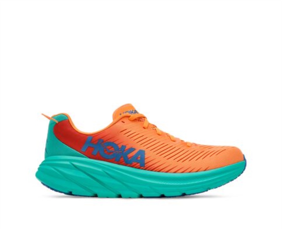Hoka Rincon 3 Feuerorange Fiesta