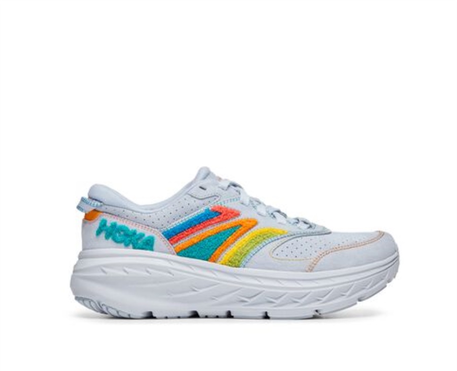 Hoka Bondi L Stickerei Arctic Ice Atlantis