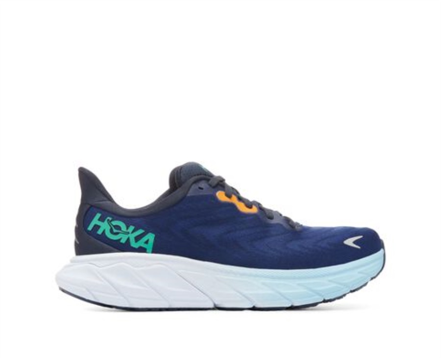 Hoka Arahi 6 Weltall Bellwether Blau