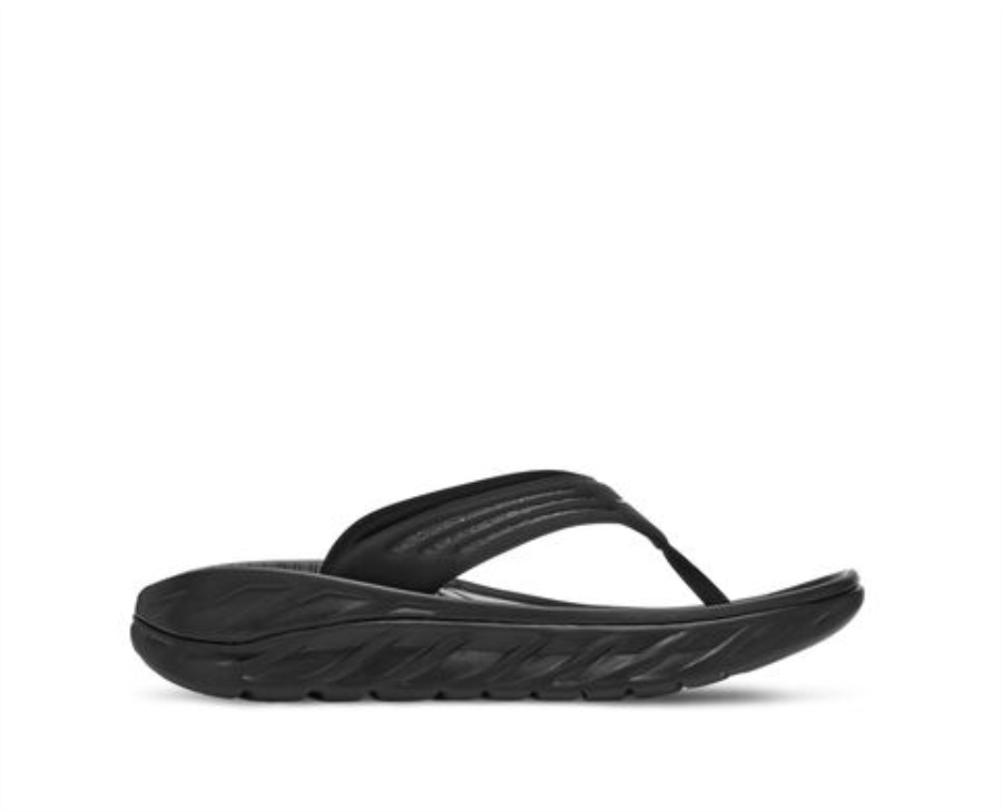 Hoka Ora Recovery Flip Schwarz Dunkelmöwengrau