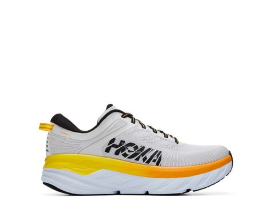 Hoka Bondi 7 Nimbuswolke Strahlend Gelb