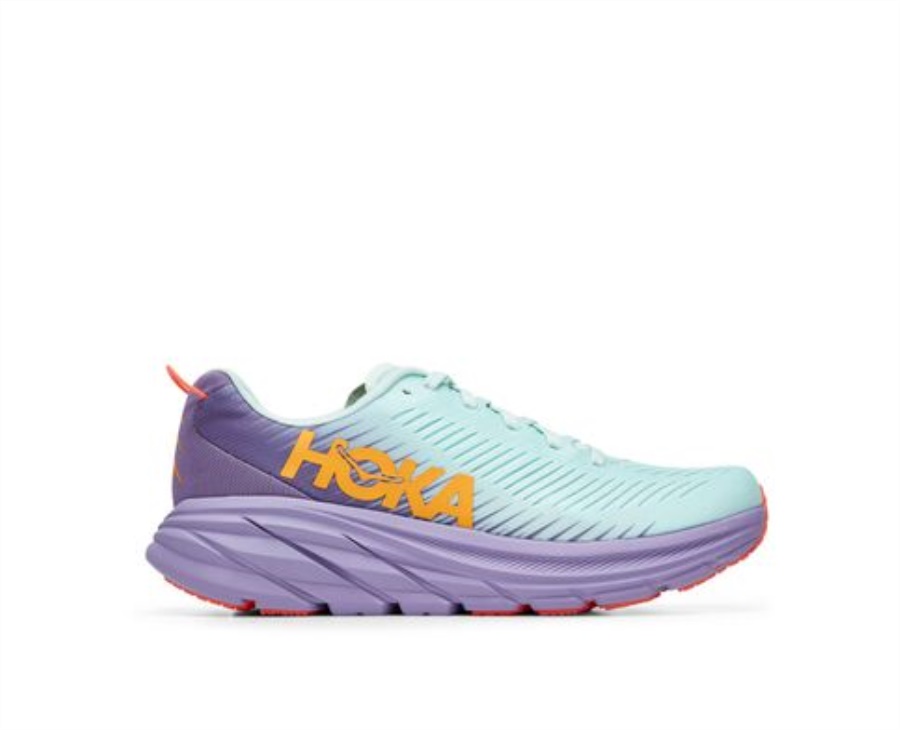 Hoka Rincon 3 Blaues Glas Kreideviolett