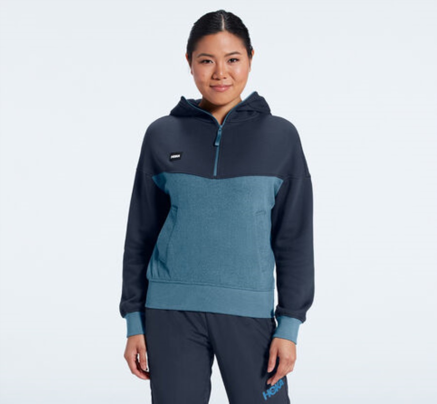 Hoodie Aus Wollmischung Hoka Weltraum