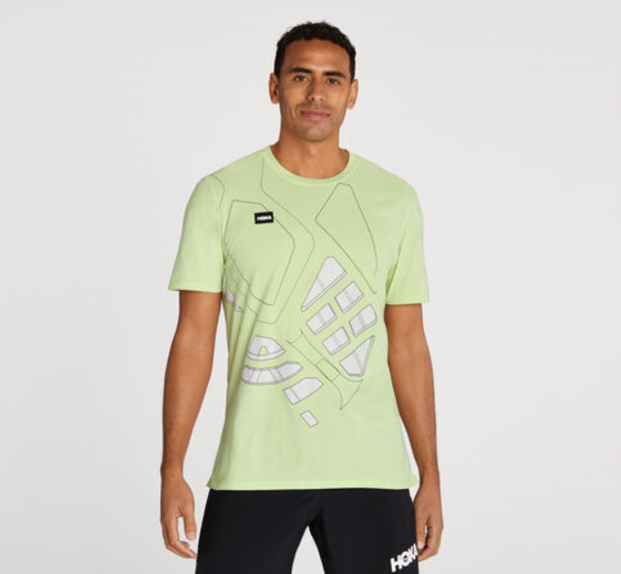 Hoka Ganztages-T-Shirt Schmetterling