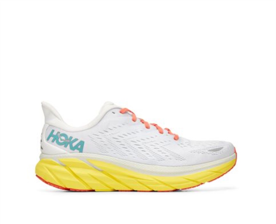 Clifton 8 Hoka Blanc De Blanc Erleuchtend