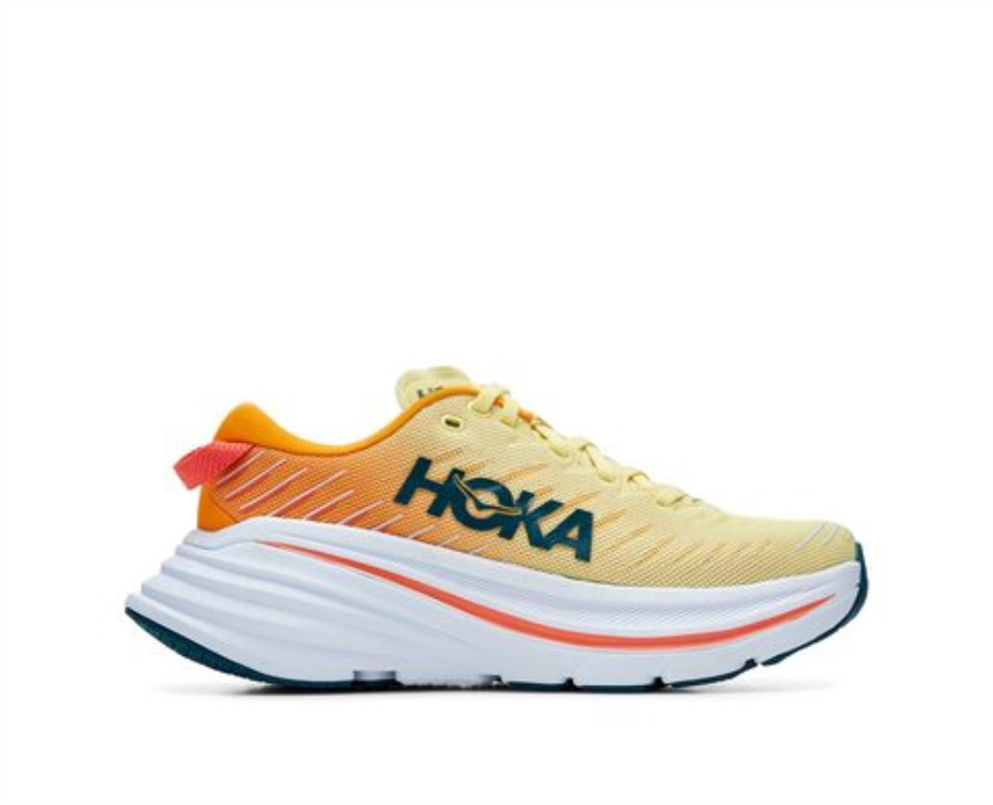 Hoka Bondi X Gelbe Birne Strahlend