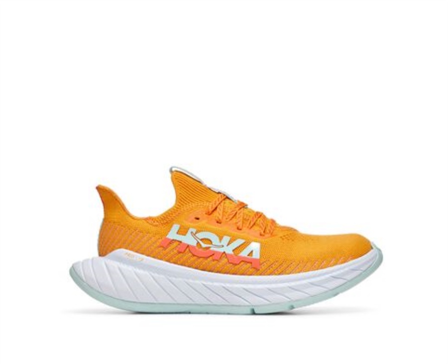 Kohlenstoff X 3 Hoka Strahlendes Gelb