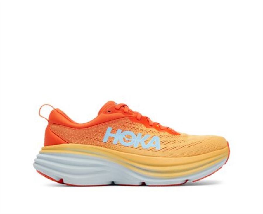 Hoka Bondi 8 Papageientaucherschnabel Bernsteingelb