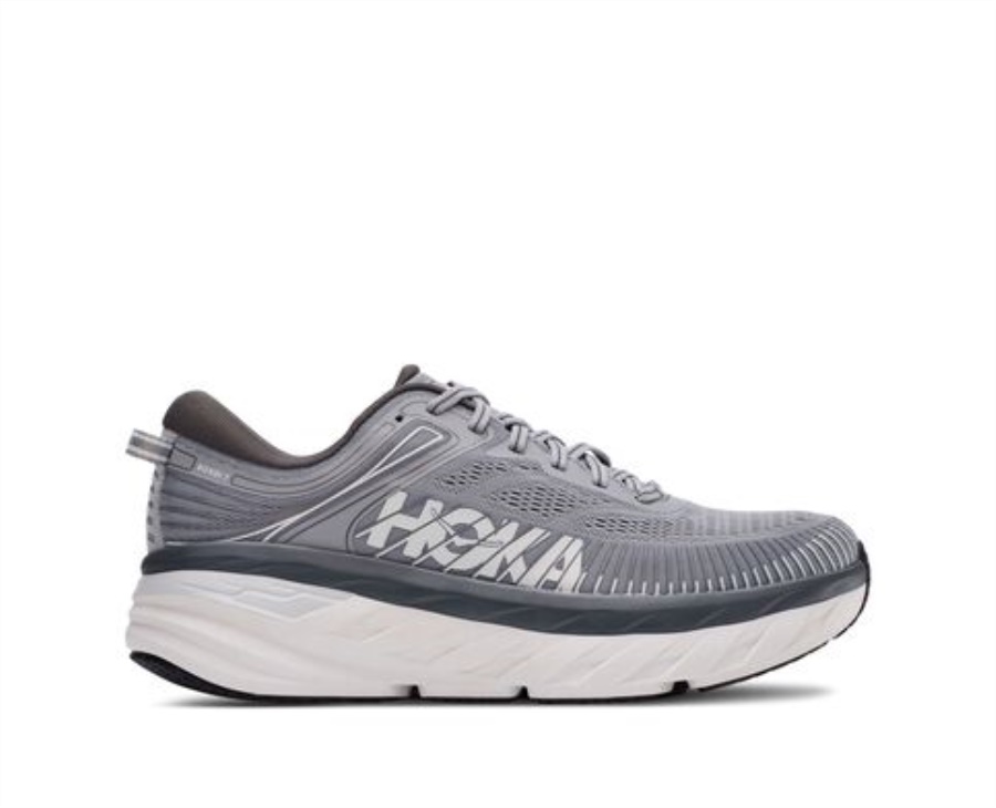 Hoka Bondi 7 Wild Dove Dunkler Schatten